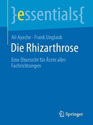 cover image of Die Rhizarthrose